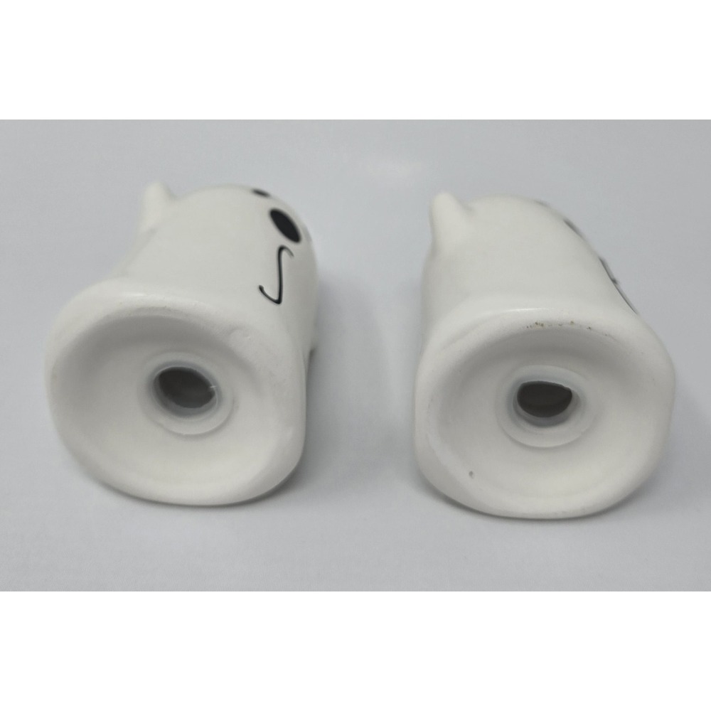 Rae Dunn Ghost Salt Pepper Shaker Set Artisan Collection Halloween Decor 2023 - Picture 6 of 6